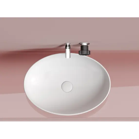 Умывальник чаша Ceramica Nova накладная овальная (цвет Белый Матовый) Element 502*363*145мм
