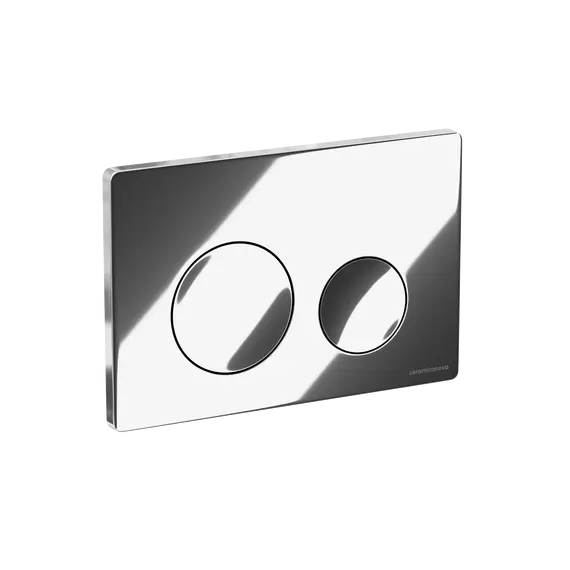 Кнопка смыва CERAMICANOVA Balance, клавиши Circle, цвет хром глянцевый, арт. CN12-001CH