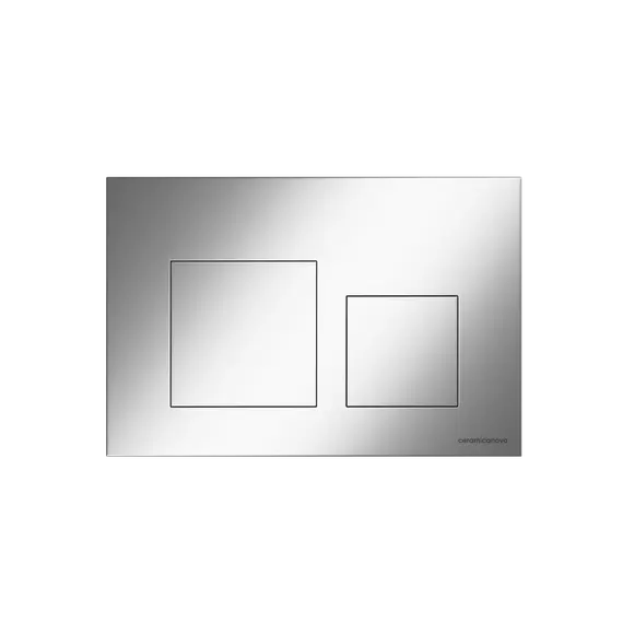 Кнопка смыва CERAMICANOVA Balance, клавиши Square, цвет хром матовый, арт. CN12-002M