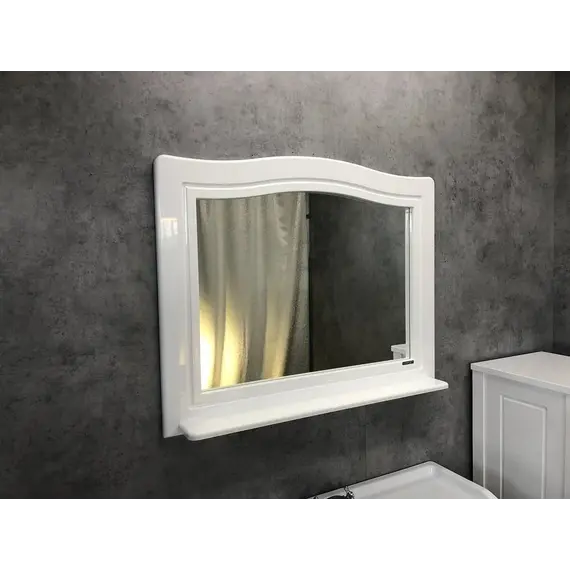 COMFORTY. Зеркало "Павия-100" белый глянец