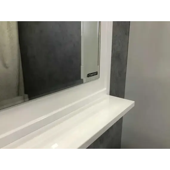COMFORTY. Зеркало "Феррара-80/100" белый глянец