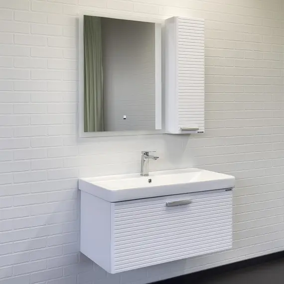 Шкаф подвесной для ванной Comforty Танжер-25 белый матовый