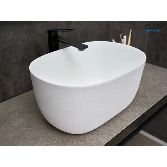 Накладная белая матовая раковина для ванной Gid N9302wg