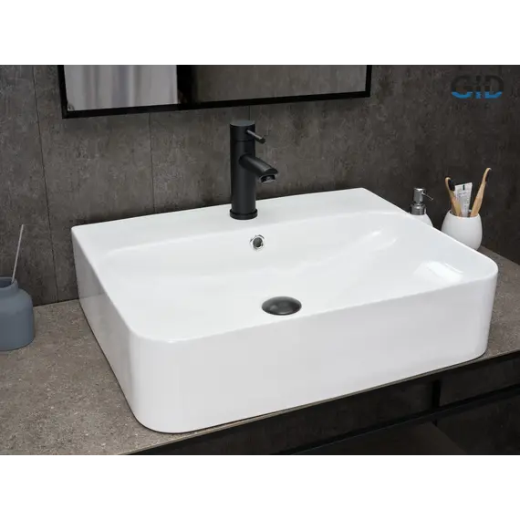 Накладная белая раковина для ванной Gid N9258