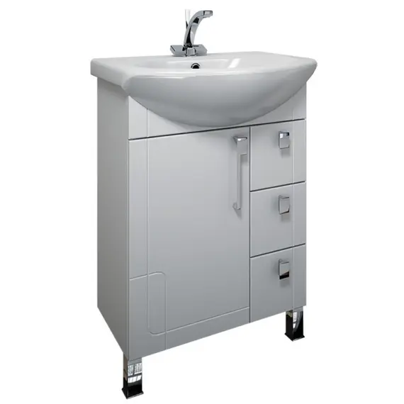 Тумба с раковиной Triton Диана 55 белая