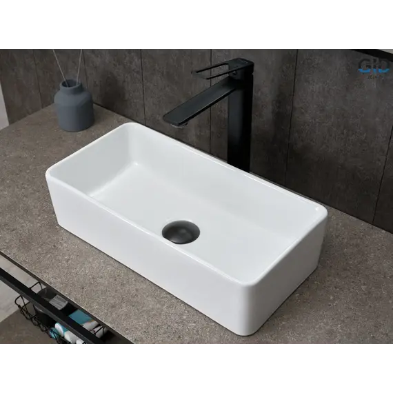 Накладная белая раковина для ванной Gid N1104