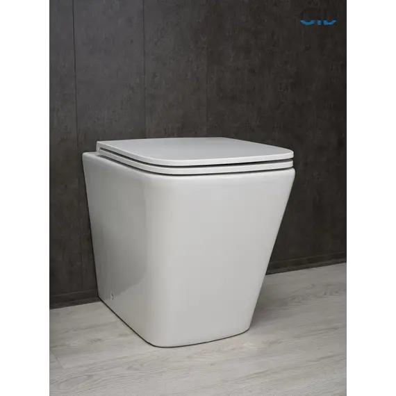 Приставной безободковый унитаз микролифт дюропласт Gid TRS-264