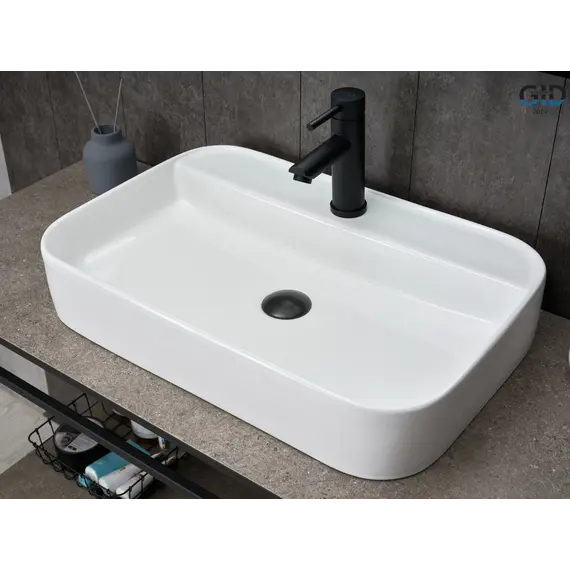 Накладная белая раковина для ванной Gid N9660