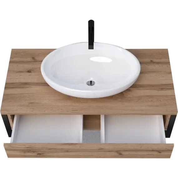 Тумба подвесная 1Marka GRUNGE LOFT дуб вотан