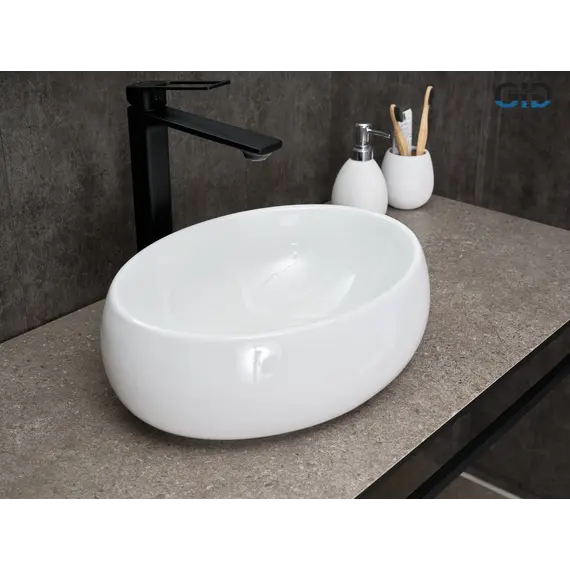 Накладная белая раковина для ванной Gid N9030ds