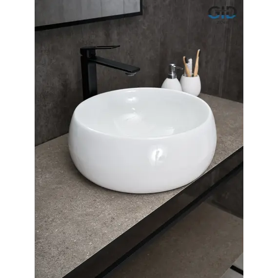 Накладная белая раковина для ванной Gid N9140