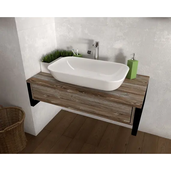 Тумба подвесная 1Marka GRUNGE LOFT дуб намибия