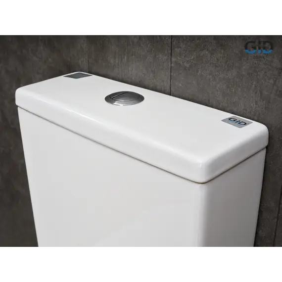 Напольный унитаз белый безободковый микролифт дюропласт Gid Tn2188 (+GEBERIT)