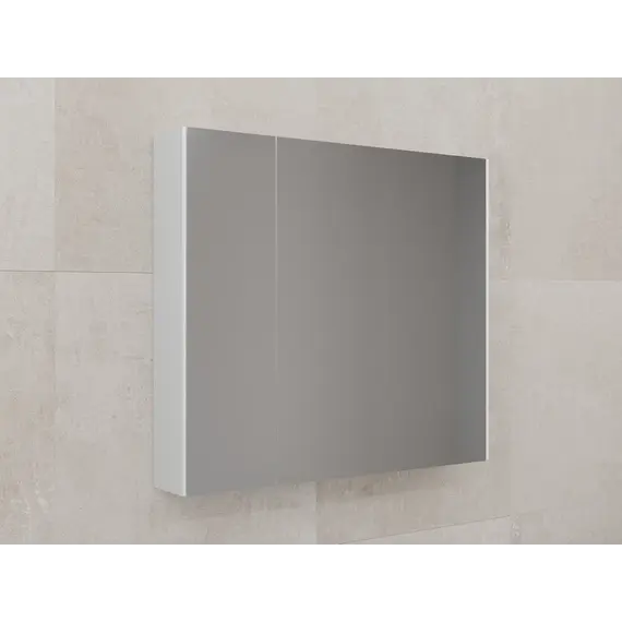 Зеркальный шкаф Style line "ЛИМА 80/100" эмаль, белый матовый