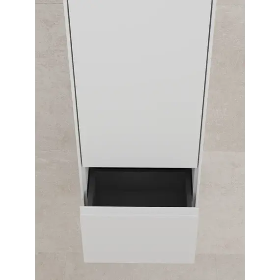 Пенал подвесной  Style line "ЛИМА" 36,  1 ящик, PLUS, эмаль, белый матовый