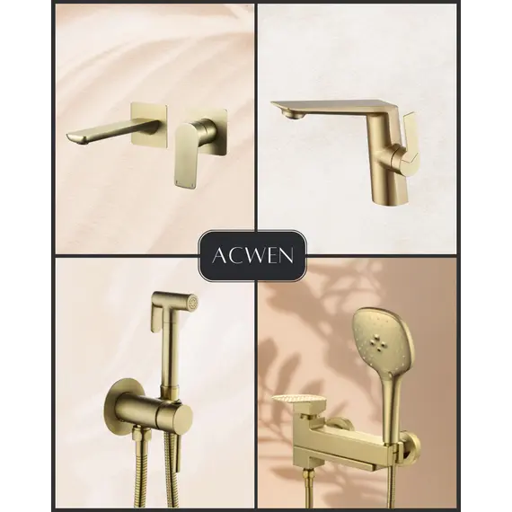 Душ гигиенический ACWEN 82003BG матовое золото