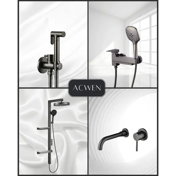 Душевая стойка ACWEN BN 28D графит