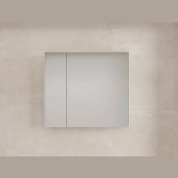 Зеркальный шкаф Style line "ЛИМА 80/100" эмаль, белый матовый