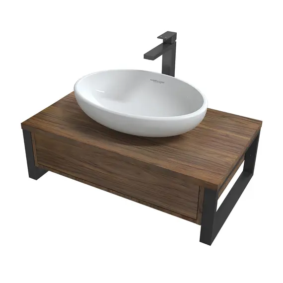 Тумба подвесная 1Marka GRUNGE LOFT  1в.я Орех