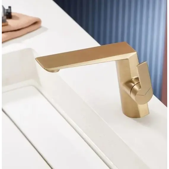 Смеситель для раковины ACWEN BN61C матовое золото