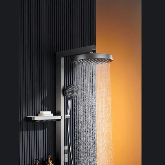 Душевая стойка ACWEN BN 28D графит