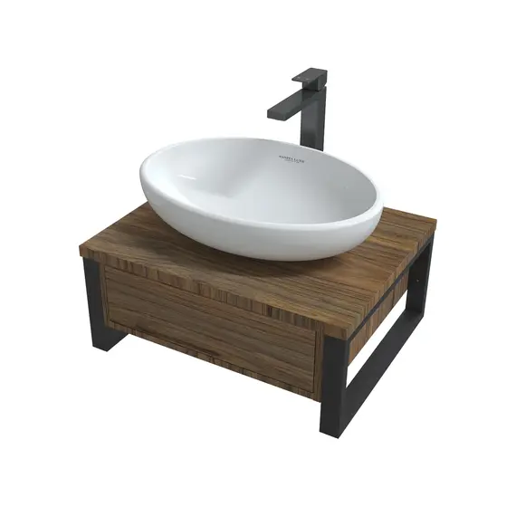 Тумба подвесная 1Marka GRUNGE LOFT  1в.я Орех