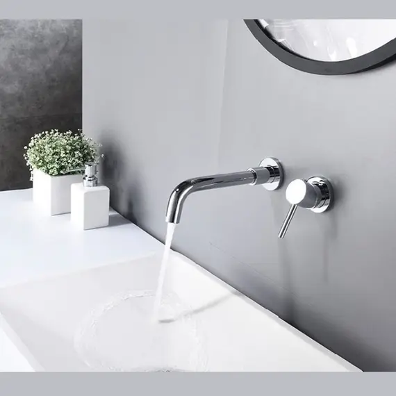 Смеситель для раковины скрытого монтажа ACWEN 6605A хром