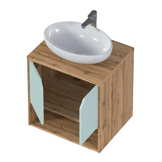 Тумба подвесная 1Marka Delta Мята софт