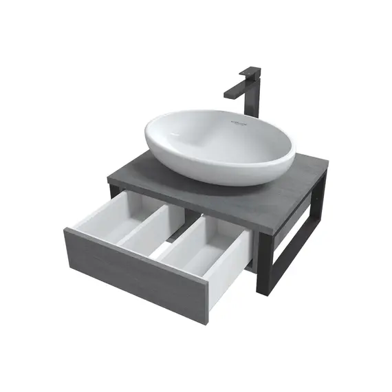 Тумба подвесная 1Marka GRUNGE LOFT  1в.я Бетон лофт