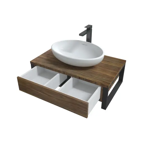 Тумба подвесная 1Marka GRUNGE LOFT  1в.я Орех