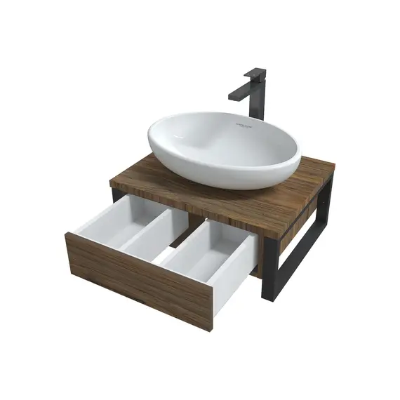 Тумба подвесная 1Marka GRUNGE LOFT  1в.я Орех