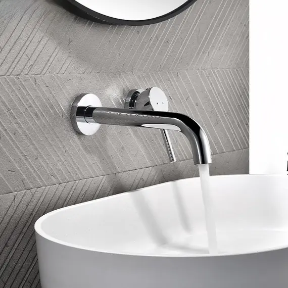 Смеситель для раковины скрытого монтажа ACWEN 6605A хром