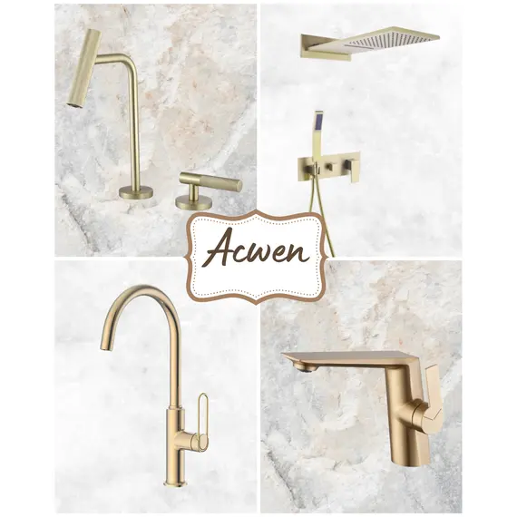 Смеситель для кухни ACWEN  JL-12111MH золото