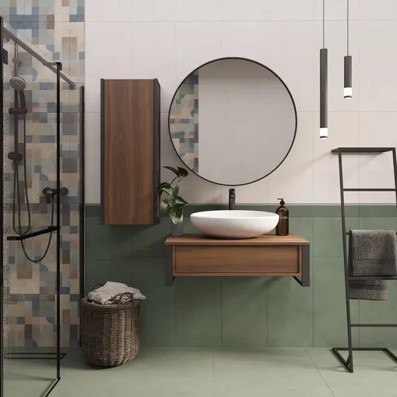 Тумба подвесная 1Marka GRUNGE LOFT  1в.я Орех