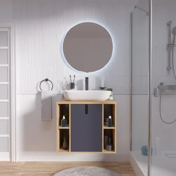 Тумба подвесная 1Marka Uta  Шарли синий