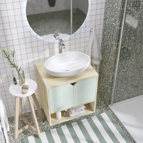 Тумба подвесная 1Marka Delta Мята софт