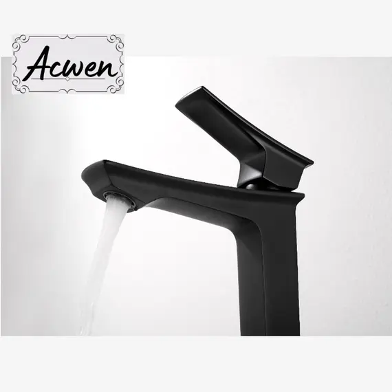 Смеситель для раковины ACWEN PE-11100MB черный матовый