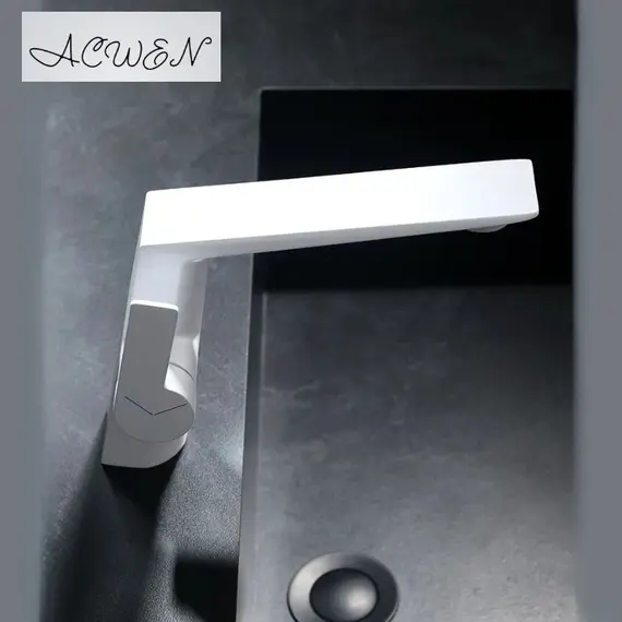 Смеситель для раковины ACWEN BN61E белый