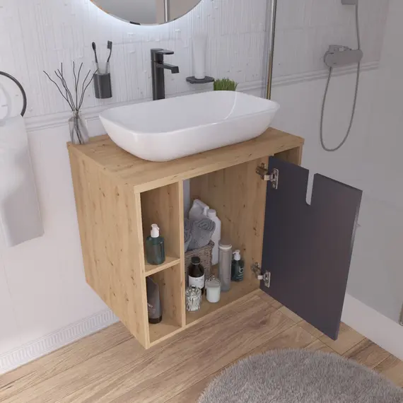 Тумба подвесная 1Marka Uta  Шарли синий