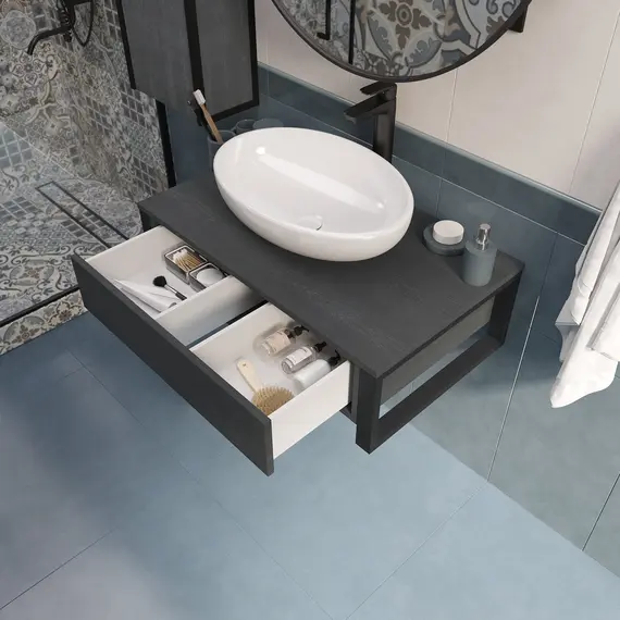 Тумба подвесная 1Marka GRUNGE LOFT 1в.я Секвойя