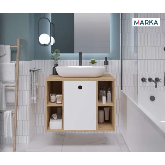 Тумба подвесная 1Marka ECOnomical   Белый