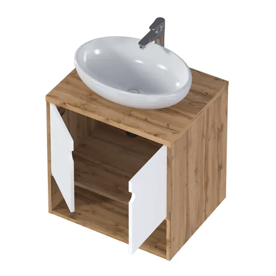 Тумба подвесная 1Marka ECOnomical   Белый