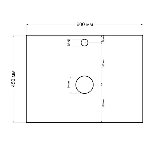 Тумба подвесная 1Marka Estel 60П 1я White