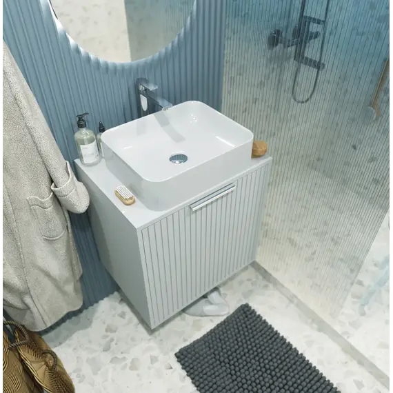 Тумба подвесная 1Marka Estel 60П 1я White