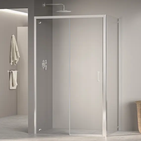 Душевой уголок RGW PA-177 (RGW PA-017 + Z-050-2) прозрачное/хром