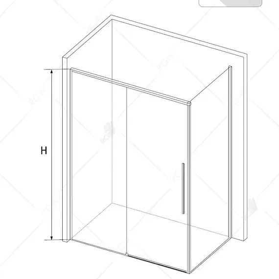 Душевой уголок RGW SV-42G прозрачное/золото