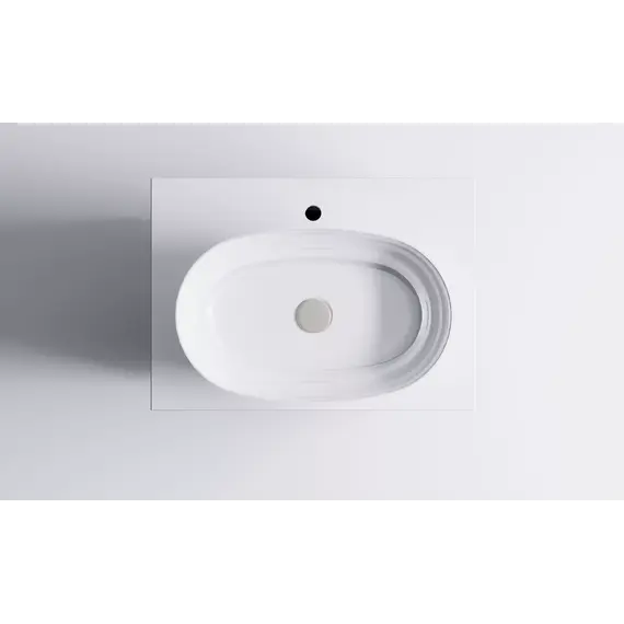 Тумба подвесная с раковиной на столешнице Astra-Form  М-40 с 1 ящ. серо-бежевый