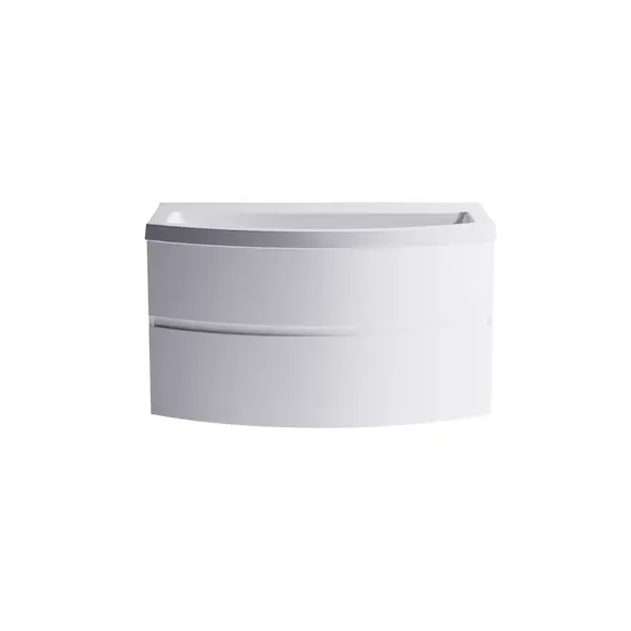 Тумба подвесная с  раковиной Astra-Form Венеция 2.0 с 2 ящиками  белый матовый