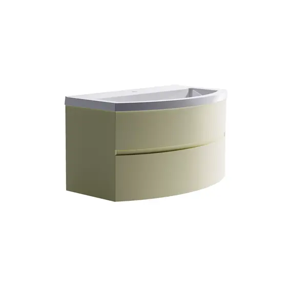 Тумба подвесная с раковиной Astra-Form Венеция 2.0 с 2 ящиками  бежевый матовый