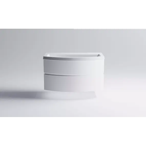 Тумба подвесная с  раковиной Astra-Form Венеция 2.0 с 2 ящиками  белый матовый